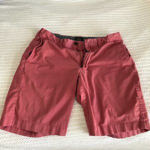J. Crew Men's Shorts Red 28